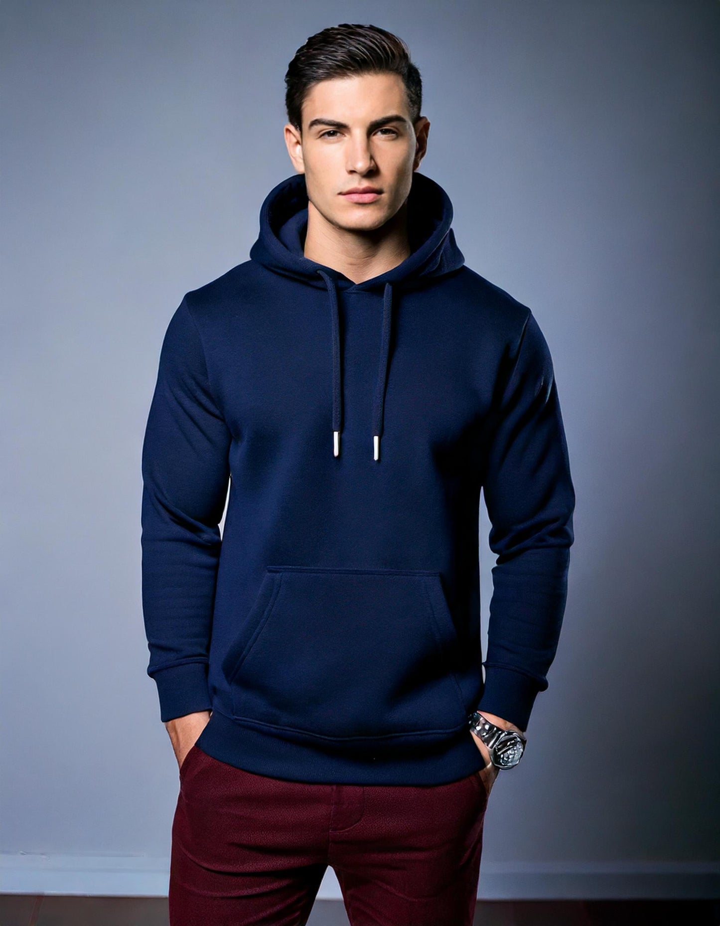 Premium Heavyweight Cross-Grain Muscle Fit Hoodie
